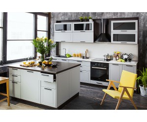 Кухня "Глетчер" 3000 Гейнсборо МДФ