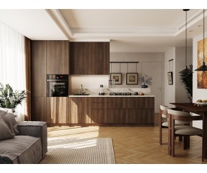 Кухня "Хелмер" 3300 Дуб Кальяри 